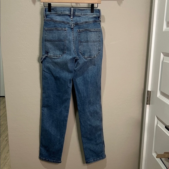 MOTHER Jeans High Waisted Utility So Long Carpenter Wide Straight Boyfriend - Picture 7 of 17